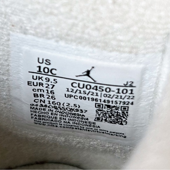 Air Jordan 1 High OG 'Starfish' CU0450-101, Size 10C, Sold Out at Nike.com - Picture 4 of 4